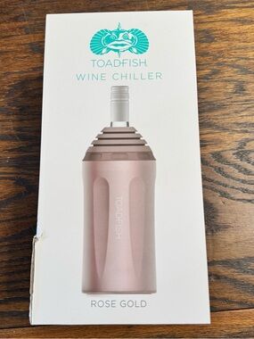 Toadfish Rose Gold Wine Chiller
